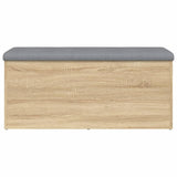 Storage Bench Sonoma Oak 102x42x45 cm Engineered Wood 835056