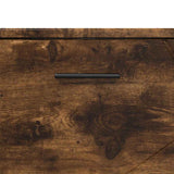 Bathroom Cabinet with Drawer Smoked Oak 76.5 x 35 x 64 cm 883299