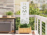 Garden Privacy Screen White 32 x 140 cm Cold-rolled steel 876267