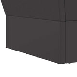 Fire Pit Black 40 x 40 x 35 cm Steel 858908