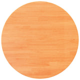 Table Top Round Wax Brown 90x2.5 cm Solid Wood Pine 847130