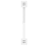 Coffee Table Legs X-Shaped 2 pcs White 70x cm Steel 4012905