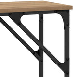 Console Table Artisan oak 140 x 29 x 75 cm Engineered Wood 883529