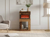 Electric Fireplace Old Wood 35 x 30 x 86 cm Engineered wood 8021133