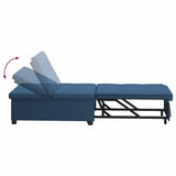Sofa Bed Blue 194 x 50 x 82 cm Plywood 42008589