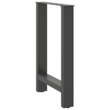 Dining Table Legs Anthracite 2 pcs 60x cm Steel 4013306