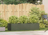 Planter Olive Green 120x40x40 cm Cold-rolled Steel 860678