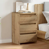 Bedside Cabinet Artisan Oak 40x35x62.5 cm Engineered Wood 856524