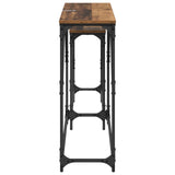 Console Table 2 pcs Old Wood 100 x 28 x 75 cm Engineered Wood 882886