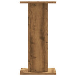 ZNTS Speaker Stands 2 pcs Artisian Oak 30x30x60 cm Engineered Wood 852662