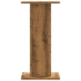 ZNTS Speaker Stands 2 pcs Artisian Oak 30x30x60 cm Engineered Wood 852662