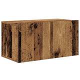 TV Cabinet Set Wall-mounted 6 pcs Old Wood Engineered Wood 3393399