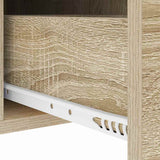 Bedside Cabinet with Drawer 2 pcs Sonoma Oak 30 x 48 x 61 cm 859413