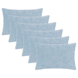 Cushion Cover 6 pcs HEERLEN Light Blue 50 x 80 cm 912176