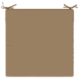 4-Piece Seat Cushions SOEST 4 pcs 100% Polyester Taupe 945044