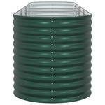 Garden Raised Bed Green 400 x 80 x 81 cm Steel 42008122