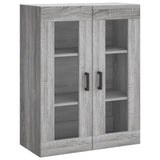 Highboard Grey Sonoma 69.5x34x180 cm Engineered Wood 3198215