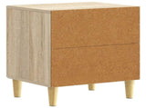 Bedside Table Sonoma Oak 43 x 34.5 x 50 cm Engineered Wood 895029