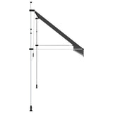 Manual Retractable Awning 400 cm Anthracite 143692