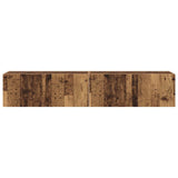 TV Wall Cabinet Wall-mounted 2 pcs Old Wood 78.5 x 31 x 29.5 cm 892226