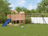 Outdoor Playset Natural wood, Blue Solid Douglas Wood, Polypropylene 3155850