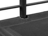 Kids'Loft Bed Frame Black 99.5 x 200 cm Steel 42020764