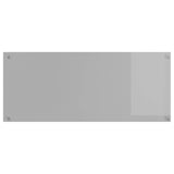 Kitchen Backsplash Light Grey 120 x 50 cm Tempered Glass 42001308