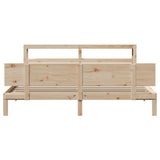 Bed Frame with Headboard without Mattress 200x200 cm 3306094