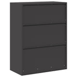 Storage Cabinet Black 80 x 40 x 105 cm Steel 891688