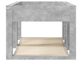 Bunk Bed for Kids Concrete Grey 80 x 200 cm Engineered Wood 3410406