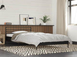 Bed Frame without Mattress Black 90x190 cm Single 845627