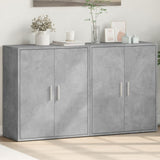 Sideboards 2 pcs Concrete Grey 60x31x70 cm Engineered Wood 3276542