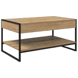 Coffee Table Artisian Oak 80 x 50 x 40 cm Engineered Wood 886443