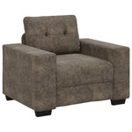 Sofa Chair with Cushion Dark grey Faux leather 4105109