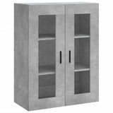 Highboard Concrete Grey 69.5x34x180 cm Engineered Wood 3198549