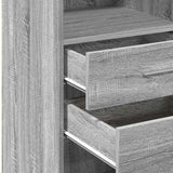 Highboard Grey Sonoma 40x42.5x124 cm Engineered Wood 846164