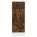 Kitchen Base Cabinet Porto Smoked Oak Engineered Wood 853942