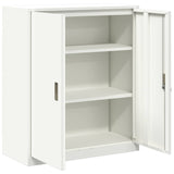Storage Cabinet White 90 x 40 x 105 cm Steel 891651