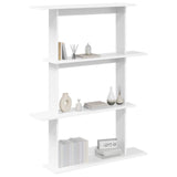 Wall Shelving Unit White 100 x 20 x 126 cm Engineered Wood 8012060