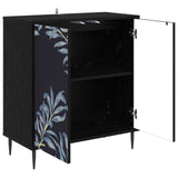 Sideboard DOKKUM Black Oak 69 x 33 x 76 cm Engineered Wood 8006937