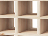 Wine Rack 2 pcs Natural 56 x 25 x 56 cm Solid Pine Wood 893312