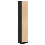Bathroom Cabinet Black oak 32 x 34 x 188.5 cm Engineered Wood 862097