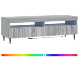LED TV Cabinet Grey Sonoma Engineered Wood 896551