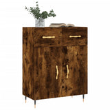 ZNTS Sideboard Smoked Oak 69.5x34x90 cm Engineered Wood 827961