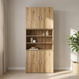 Wall Cabinet Artisan Oak 80 x 42.5 x 64 cm Engineered Wood 8010923