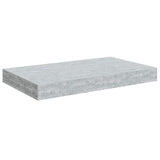 Floating Wall Shelves 4 pcs Concrete Grey 40x23x3.8 cm MDF 326593