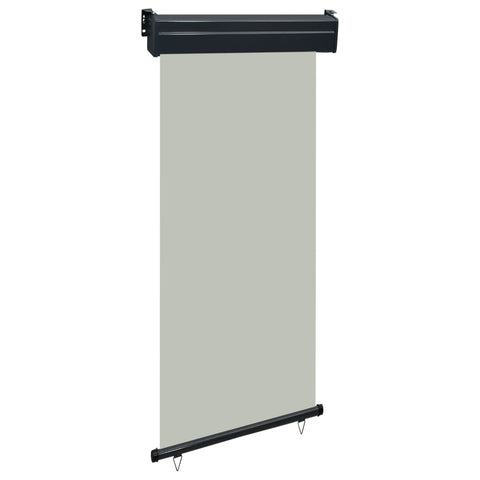 ZNTS Balcony Side Awning 105x250 cm Grey 48416