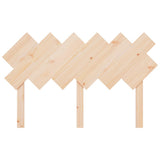 Bed Headboard Natural Wood Solid pine wood 132x3x81 cm 819215