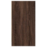 Apothecary Cabinet Brown Oak 40x41x77.5 cm Engineered Wood 855193