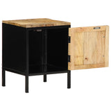 Bedside Cabinet 2 pcs Brown and black 30 x 30 x 40 cm 4019640